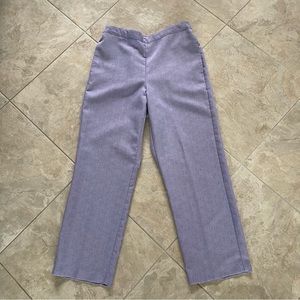 Alfred Dunner - Purple Pull On Pants - Size 10